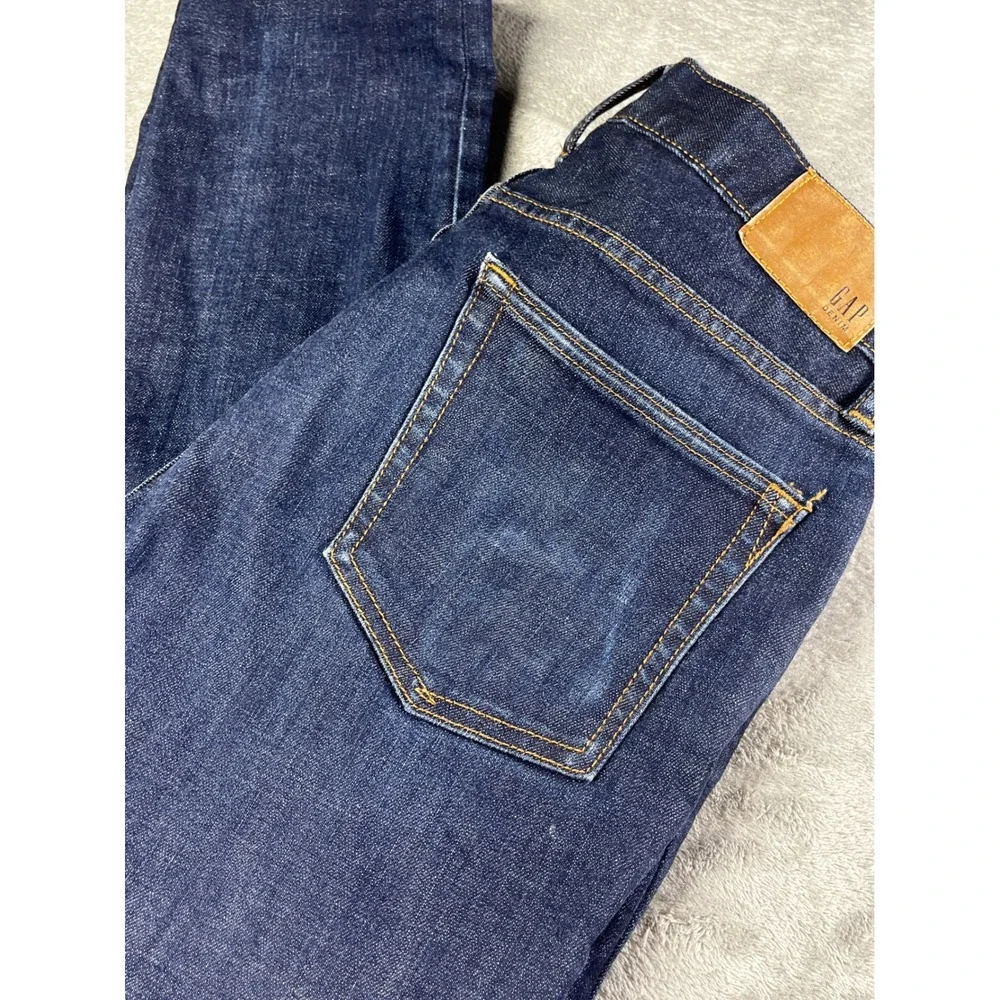 GAP‎ Denim Men's Dark Wash Skinny Jeans Size 30x32 Comfort Stretch Casual
